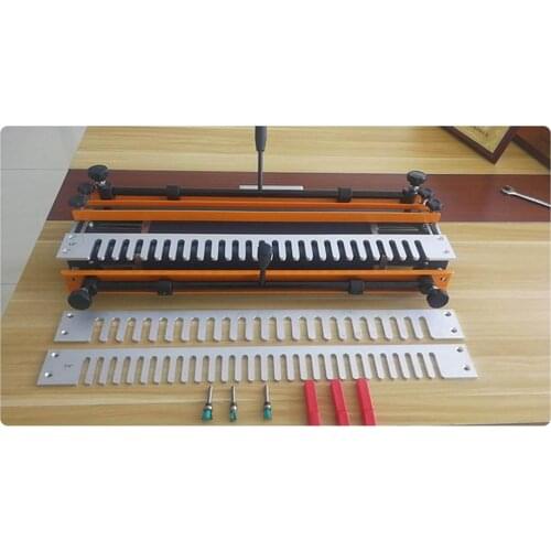 High Quality 24-inch Wood Dovetail Tenoner Woodworking Tool Dovetail Joints with 1 Semi-permeable Template+1pc Swallowtail Knife