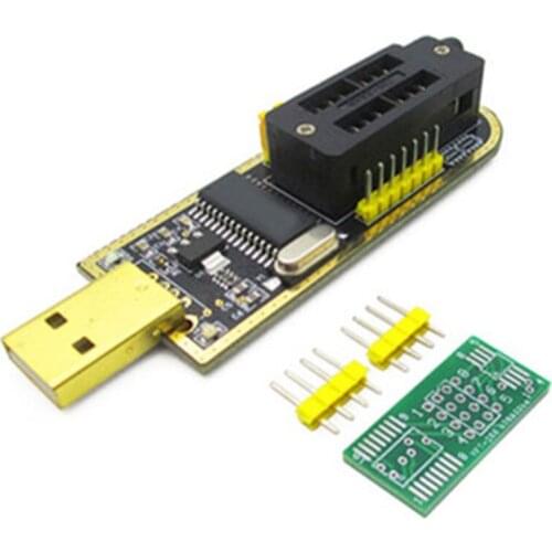 SOIC8 SOP8 Test Clip For EEPROM 93CXX / 25CXX / 24CXX Adapter + CH341A 24 25 Series Flash BIOS USB Programmer Module