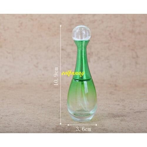 400pcs/lot Fast shipping Portable Luxury 20ML perfume bottle Glass atomizer Toner water spray bottles 6 colors