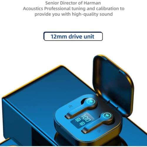 Wireless Bluetooth 5.0 Touch Control In-Ear Stereo Earphone for Mobile Phone Wireless Bluetooth Touch Earphone