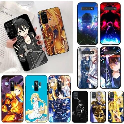 TOPCASHOP Sword Art Online SAO anime Phone Case for Samsung S20 plus Ultra S6 S7 edge S8 S9 plus S10 5G lite 2020