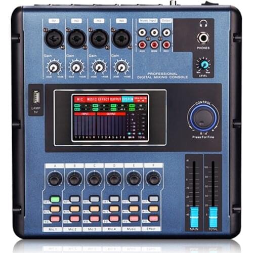Digital Audio Mixer Console DJ Mixer With DSP Digital Audio Processor For Stage Live Show or Conference Line Array Speaker