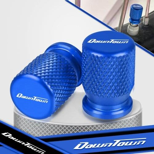 For KYMCO DOWNTOWN 125i 200i 300i 350i DT 125 200 300 350 CNC Aluminum Tire Valve Air Port Cover Caps Motorcycle Accessories