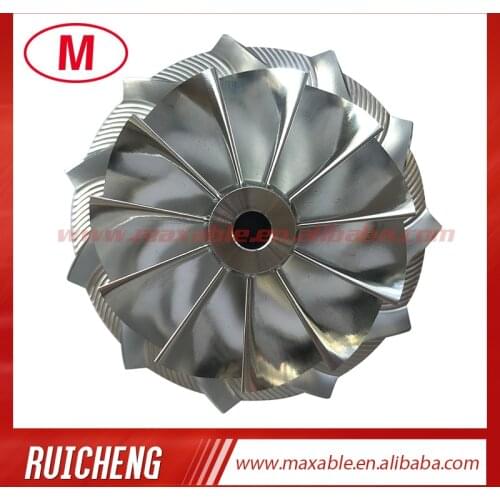 GTX3576 434292-0007 56.84/76.20mm 11+0 blades high performance turbocharger billet/milling/aluminum 2618 compressor wheel