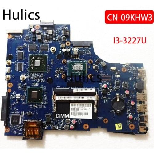 Hulics Original VAW11 LA-9102P REV:1.0 FOR Dell Inspiron 3721 5721 Laptop Motherboard CN-09KHW3 09KHW3 9KHW3 I3-3227U CPU