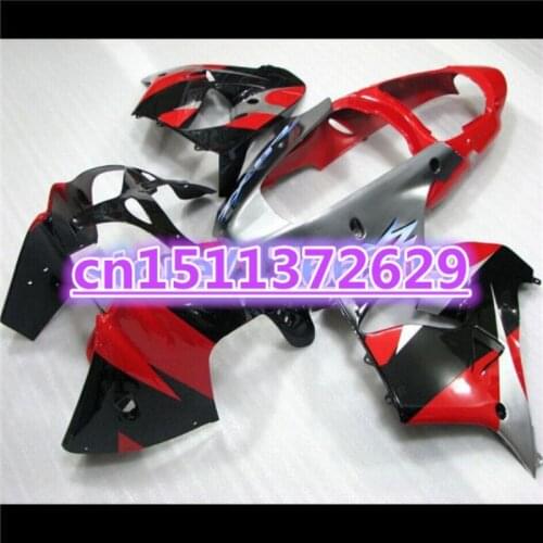 Body For Red flames black for Ninja KAWASAKI NINJA ZX9R 00-01 ZX-9R ZX 9R 9 R Black red ZX9 R 00 01 2000 2001 Fairing