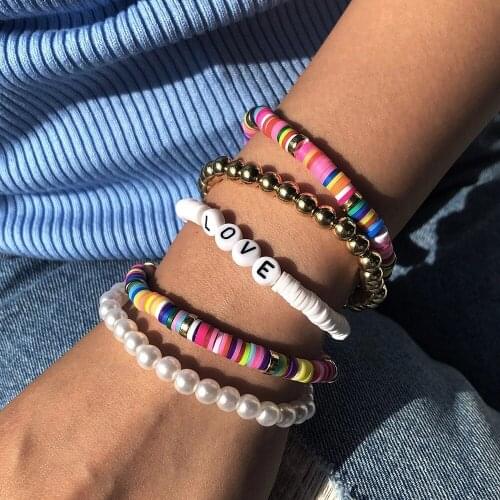 L & N Rainbery Beaded Bracelets