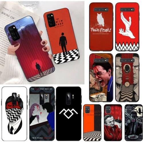 Twin Peaks Fire Walk With Me Soft Silicone Black Phone Case for Samsung S20 plus Ultra S6 S7 edge S8 S9 plus S10 5G lite 2020