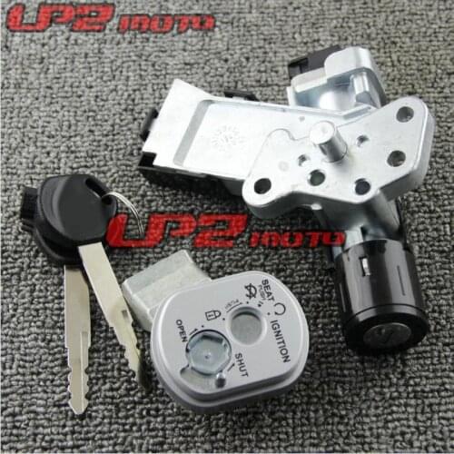 Ignition Switch Key Lock Set 35014-GFC-770 Fit For Motor Scooter Honda NCH50 Metropolitan 50 13 14 15 2013 2014 2015