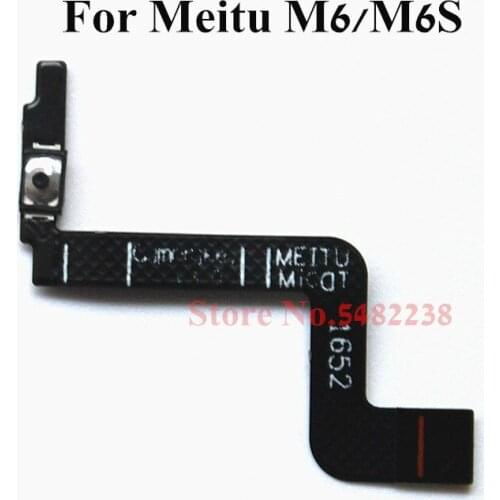 Original Camera Power ON OFF Button Flex cable For Meitu M6 M6S Power Switch Camera key connector Replacement parts