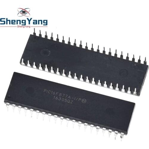 PIC16F877A-I/P PIC16F877A 16F877A DIP40 Enhanced Flash Microcontrollers new original