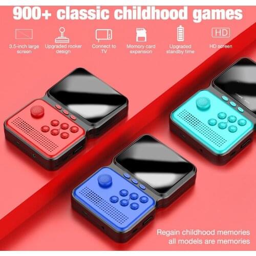 M3 Protable 3 Inch Mini Game Controller Handheld 16 Bit Retro Game Console Built-in 900+ Classic Games Rechargable Game Machine
