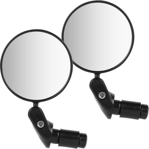 1 Pieces Bicycle Adjustable Rearview Mirror Rearview Handlebar Mirrors Handlebar Back Eye Cycling Rear View Mirrors Accessories