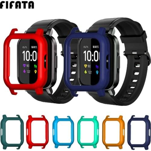 FIFATA Hard PC Case Cover For Haylou LS02 Smart Watch Protective Shell For Xiaomi Haylou ls02 Bumper Protector Frame Accessories