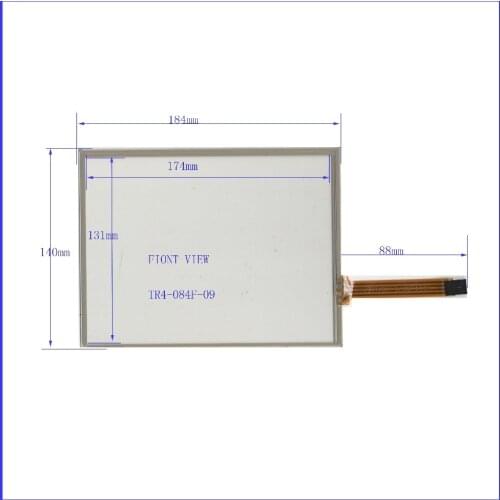 ZhiYuSun POST 8.4 inch 4-wire resistive touch panel 184*140 TP-084F-09 UN Navigator screen Industrial touch control
