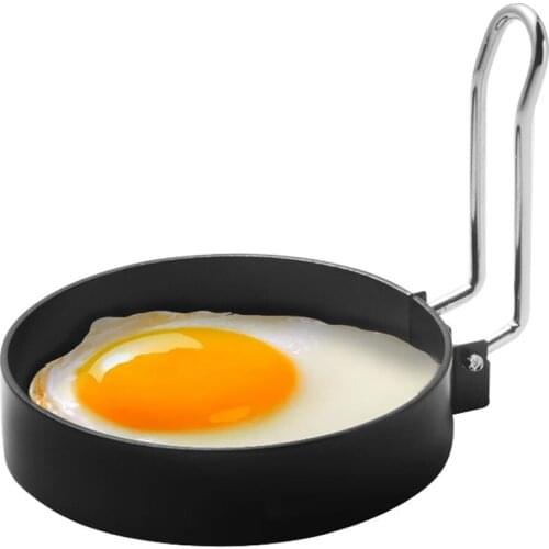 2PCS/Set Stainless Egg Mold Egg Ring Pancake Maker For Fried Eggs Nonstick Stainless Steel Fried Eggs Molds Kitchen Tools