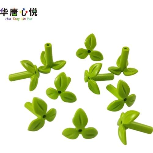 37695 Fruit Preen Clover Plants 10 Pcs A Sets Decoration Flowers Bouquet City Toy For Children DIY Models Cities Compatible Gift