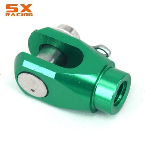 Motocross Green CNC Aluminum Rear Brake Clevis For KAWASAKI KX65 KX125 KX250 KX250F KX450F KXF250 KXF450 KLX450R KFX450R RMZ250