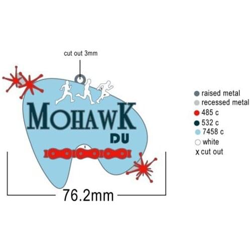 Pin for Mohawk pin