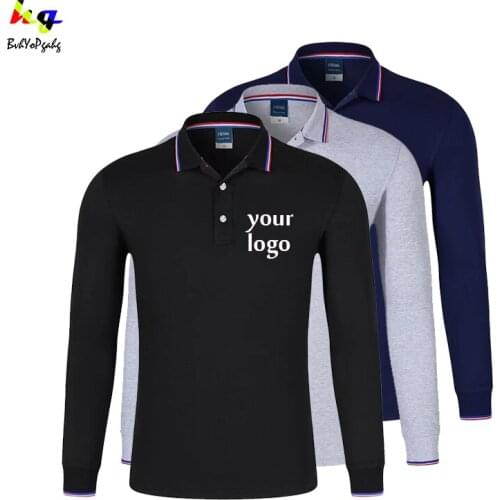 BvhYoPgahg Long Sleeve Polos For Men