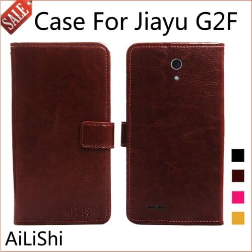 AiLiShi Flip Leather Case For Jiayu G2F Case High Quality Protective Cover Phone Bag Wallet 4 Colors In Stock