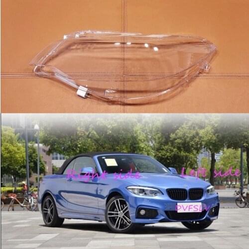 For BMW 2 series Coupe F22 2014 - 2020 Car Headlight cover Headlamp Lens Auto Shell Cover