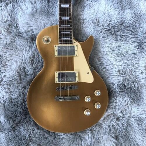 Electric guitar,Solid Mahogany body promotion! ,gold top, Shipped out Quickly chrome hardware