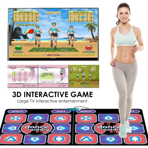 Electric Dance Pad Dancing Step Dance Mats Pads Dancer Blanket Equipment Revolution HD Non-Slip Foot Print Mat To PC With USB