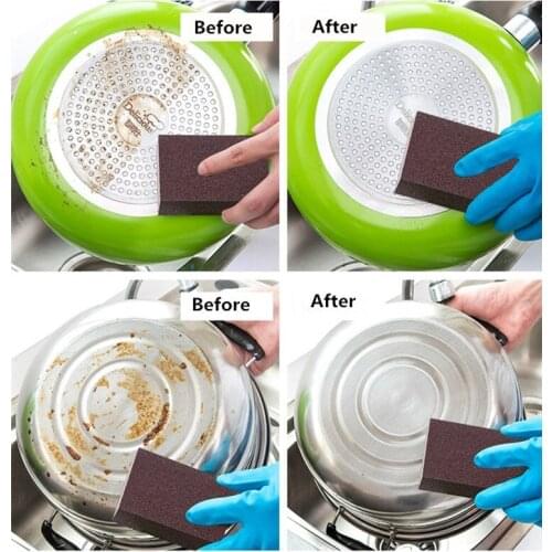 Hot Carborundum Brush New Kitchen Washing Cleaning Sponge Kitchen Cleaner Tool Hot