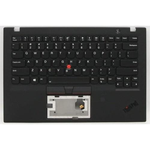 New and Original Laptop Lenovo Thinkpad X1 Carbon 6th Gen Palmrest cover case US English Backlit Keyboard 02HL880 01YR573
