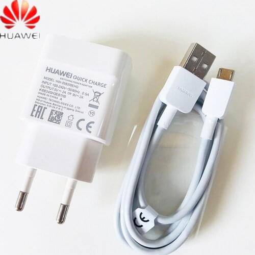 Original Huawei 18W QC2.0 Fast Charger 9V 2A EU plug quick adapter for Huawei P8 p9 p10 Lite Mate 7 8 S 10 Lite