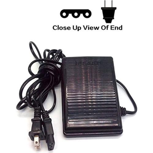FOOT CONTROL PEDAL & CORD 033770217 - JANOME 644D 734D VIKING HUSKYSTAR