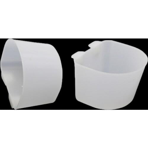 Plastic Bird feeders cup Pigeons water bowl Bird drinking fountain Bird feeding supplies Parrots Drinking cup 5 Pcs