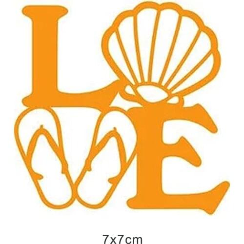 Beach vacation Cutting Dies for DIY Scrapbooking Decoretive Embossing Stencial DIY Decoative Cards die cutter