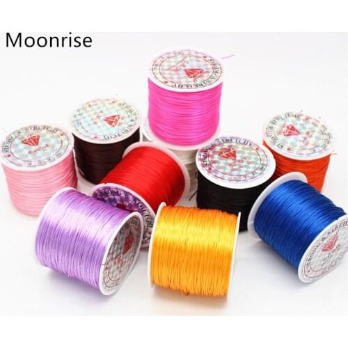 50m Strongely Elastic Bracelet String Cord Stretch Bead Cord for Jewelry Making and Bracelet Making