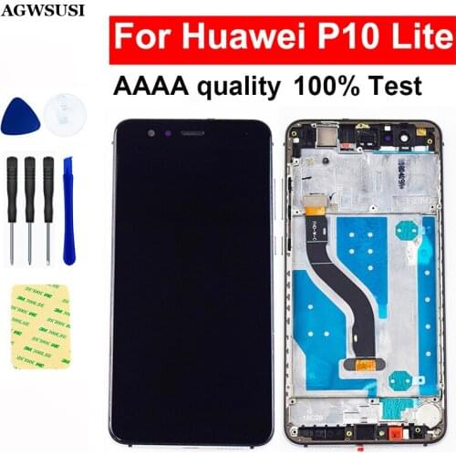 For Huawei P10 Lite WAS-LX1 WAS-LX1A WAS-LX2 WAS-LX3 LCD Touch screen LCD display Panel Module Sensor Digitizer Assembly