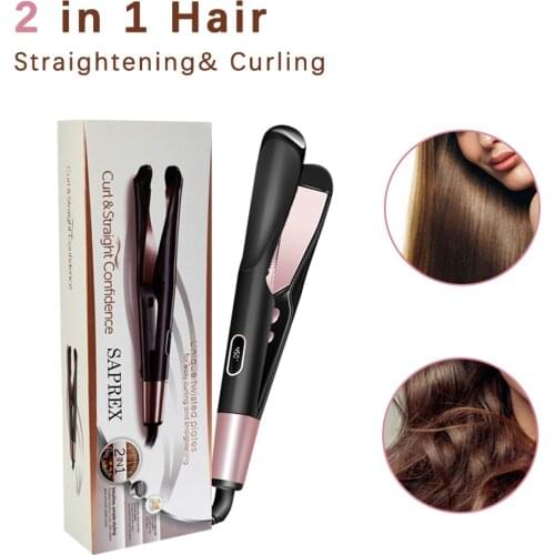 New Spiral Twist Straightener Rotary Bevel Twist Automatic Curling Rod Wave Electric Hair Treatment Temperature Control Splint