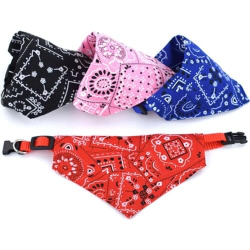 Retractable Small Breeds Dog Scarf Fashion Personaliz Printing Decoration For Puppy Pet Pomeranian Kitten Accessories Supplies