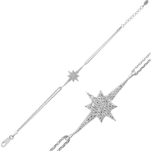 Silver Pole Star Women 'S Bracelet