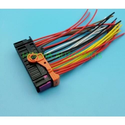 1/2/5pcs Security Guard against theft defensive alarm Anti Theft 28 pin female connector 1K0937702C wire harness