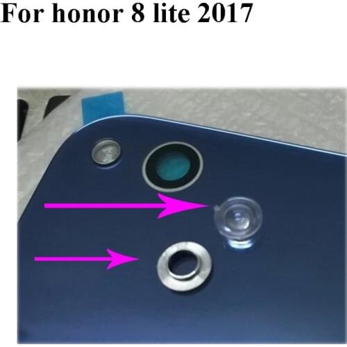 1 Set Replacement Back Flash light Flashlight lamp glass lens and cover For Huawei p8 Lite 2017 P 8 lite 2017