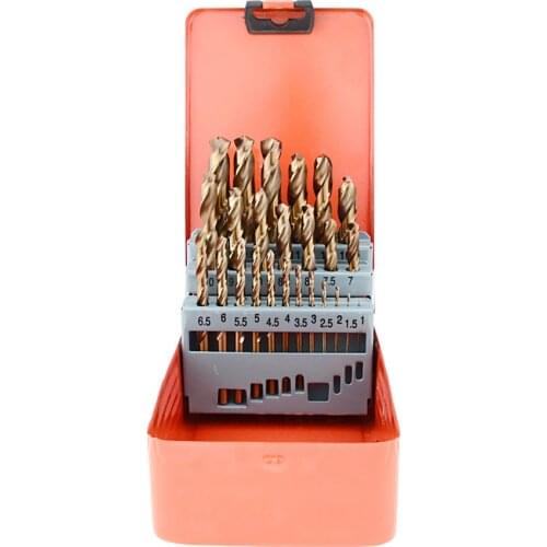 25PCS Twist Drill Set Mini Extractor Bit HSS Mini Extractor Drill Bit 1MM-13MM For Metal Wood Aluminum Drilling Tools