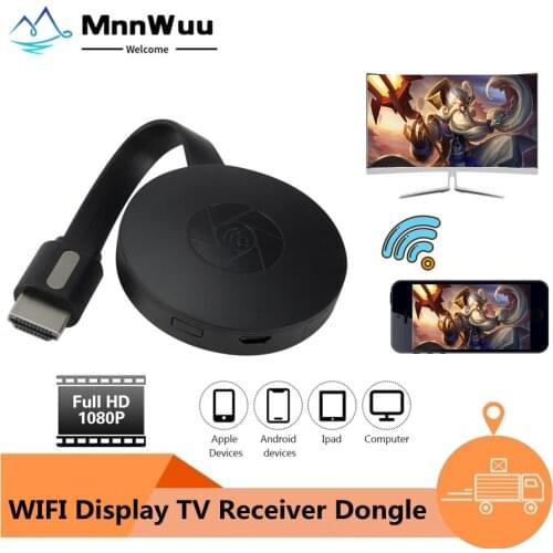 1080P Wireless WiFi Display Dongle TV Stick Video Adapter Airplay DLNA Screen Mirroring Share For IOS Phone Android Phone to TV