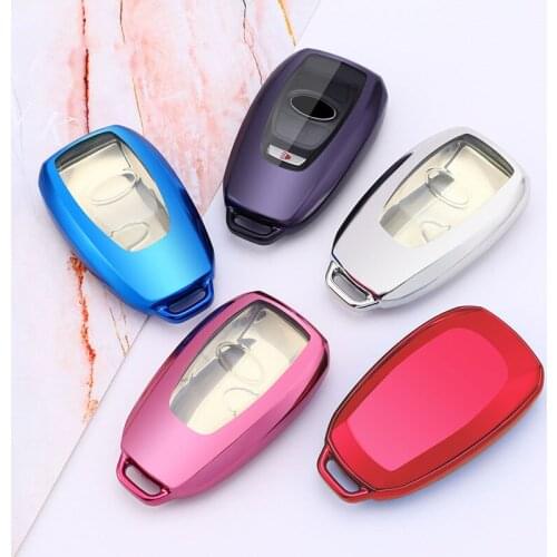 TPU Key Shell Cover Case For Subaru Legacy XV Forester Outback Subaru BRZ Key Cover Keyless full protect Auto Accessories