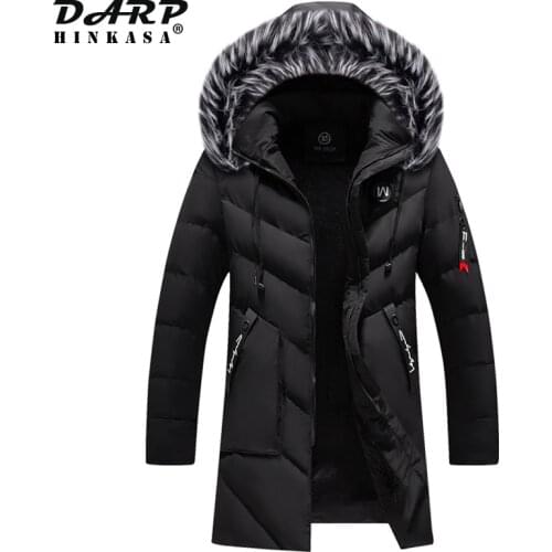 DARPHINKASA Men's Long Parkas