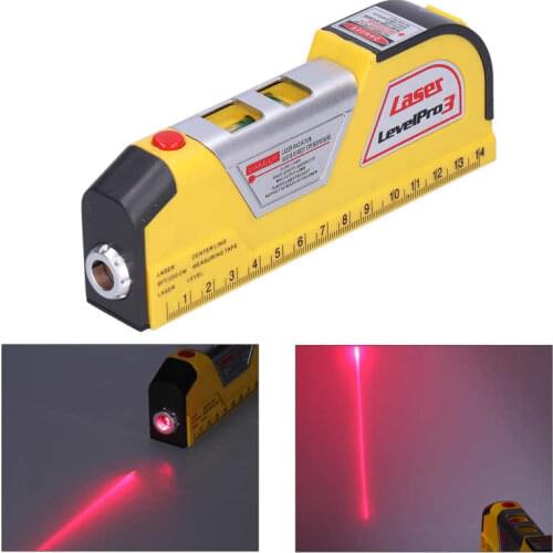 Infrared Level Measuring Ruler Tape Measure High Accuracy Multi-Function Mini Spirit Level Tool Construction Ruler