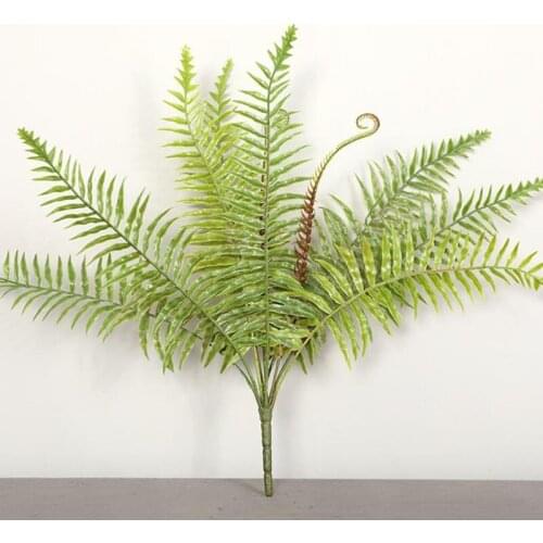 Artificial plants Leaf Fake green plants Tropical Leaves Simulation Leaf Theme Party Decor Home Garden Artificial Flower decor