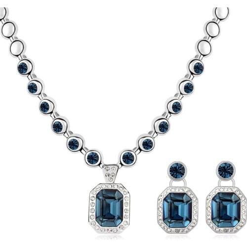 Fashion Statement Jewelry Sets Maxi Necklace Piercing Earrings Crystals From Swarovski Party Accessories Best Gifts For Women