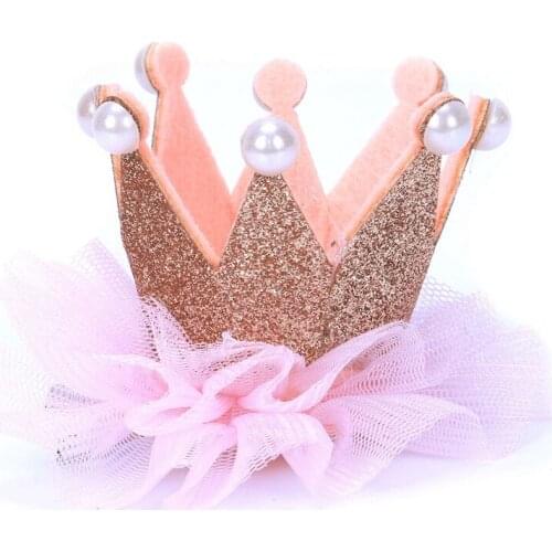 Crown Pet Dog Clip Princess Pet Grooming Dog Hair Clip Pet Dogs Hair Accessories For Small Medium Dogs Headdress Pets Products G