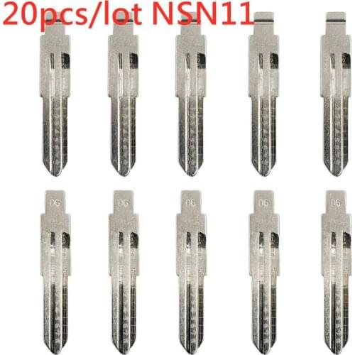 20pcs//lot KD vvdi remote key blade NSN11#02 Engraved Key Blade For Nissan